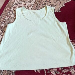 Laura Scott Women's Scoop Neck Tank Top - Pale Mint